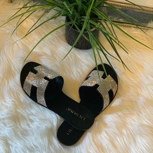 Black sandals